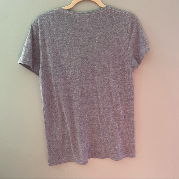 Homage gray Ohio State gradient scoop neck short sleeve tee tshirt - Picture 4 of 7